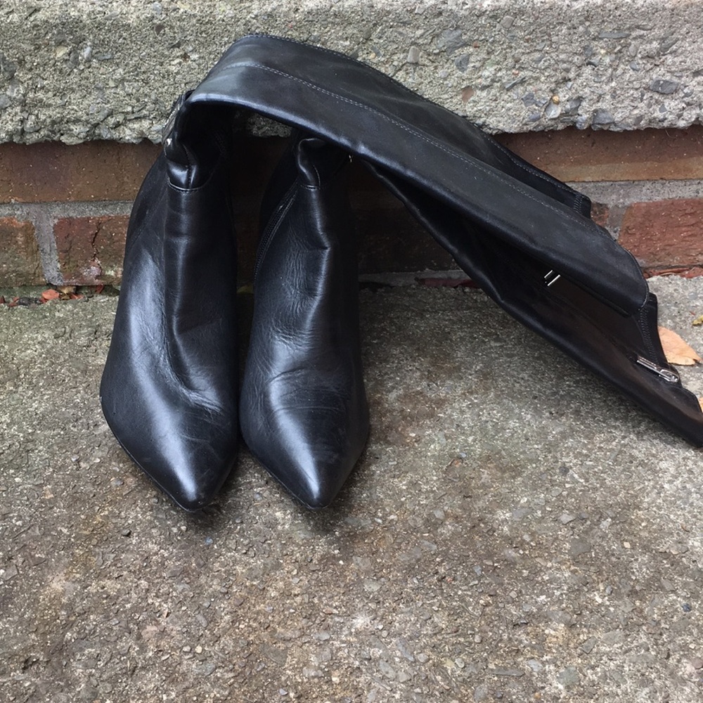 Calvin Klein heeled boots